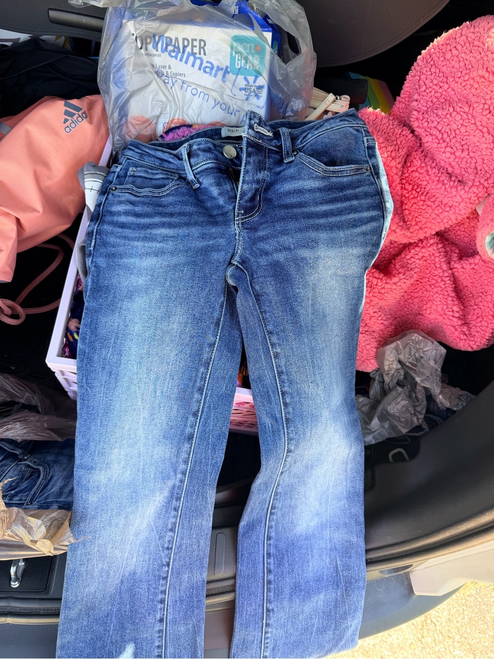 BKE Women's Blue Boot Cut Jeans